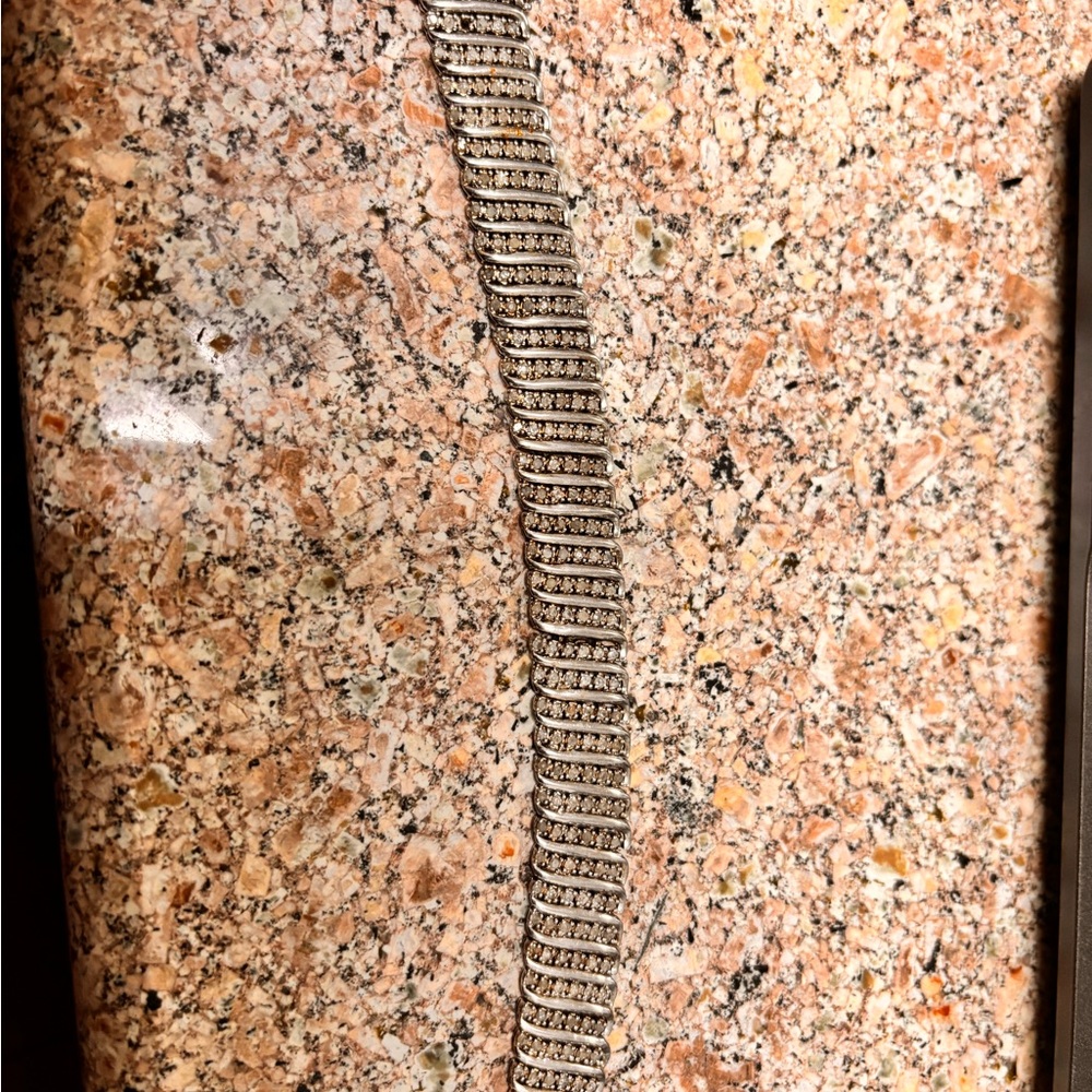 Silver Chain Diamond Bracelet